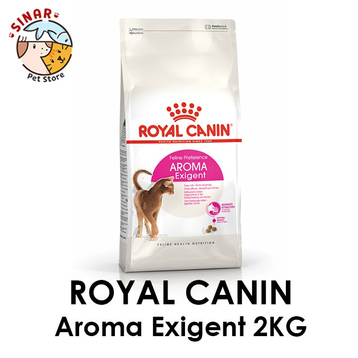 Royal Canin Aroma Exigent 2KG Aromatic Dry Cat Food Makanan Kucing Pelet Pakan Susah makan