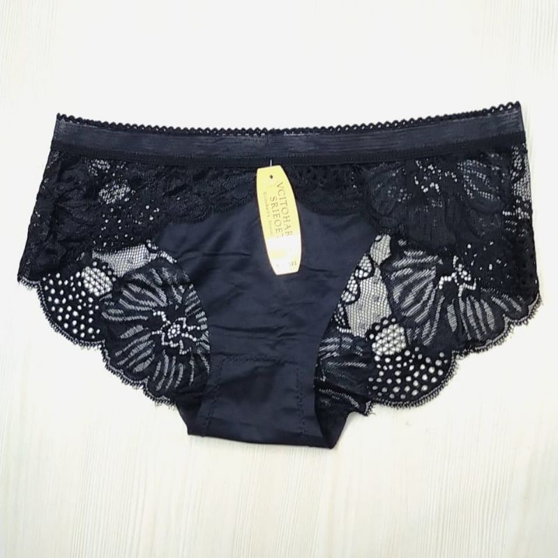 Celana dalam Wanita Renda Motif Lace Flower Import