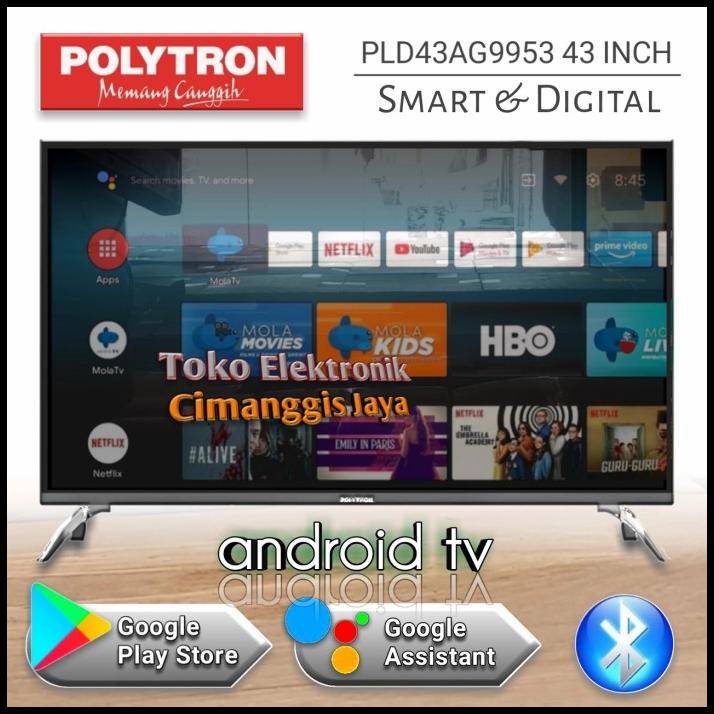 Tv Led Polytron 43 Inch Smart Digital