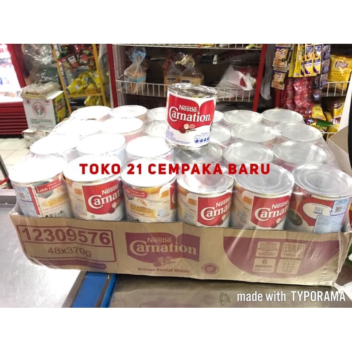 Susu Nestle Carnation 1 Karton | Kental Manis Kaleng Dus Kardus Murah