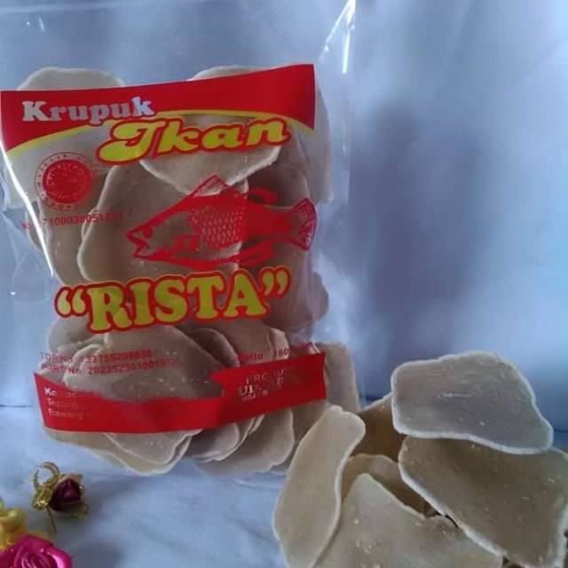 

Krupuk ikan mentah tebal