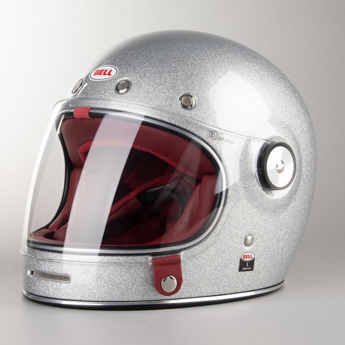 HELM BELL BULLITT GLOSS SILVER FLAKE BELL BULLIT BULIT