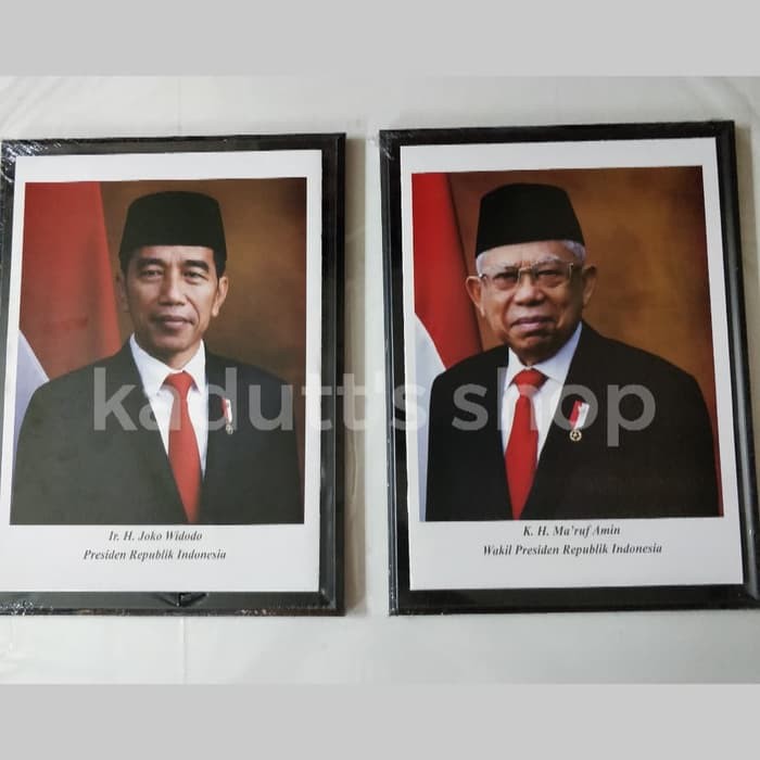 Bingkai / Pigura / Frame Foto Poster Presiden dan Wakil 14R (25x35 cm)