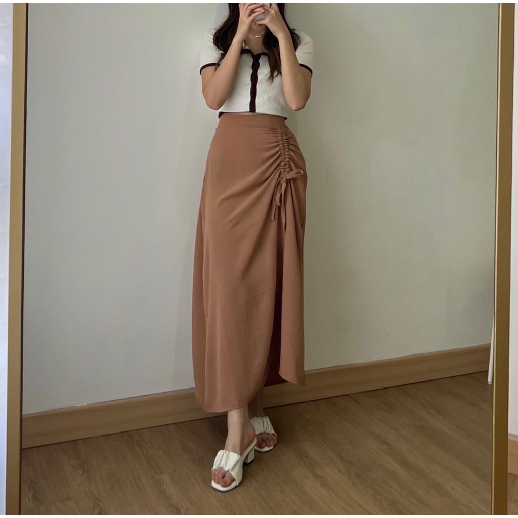 Rok Josep Skirt Crincle // Rok Panjang Polos Wanita [NEW OUTFIT]