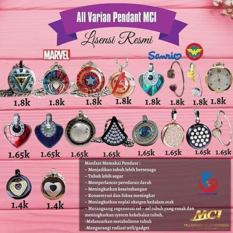 Kalung dan Gelang MCI