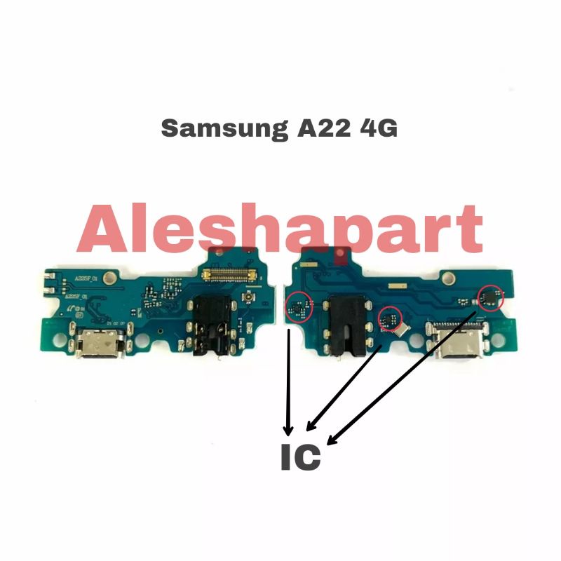 PCB Board Charger SAMSUNG A22 4G/Papan Flexible Cas SAMSUNG A22 4G