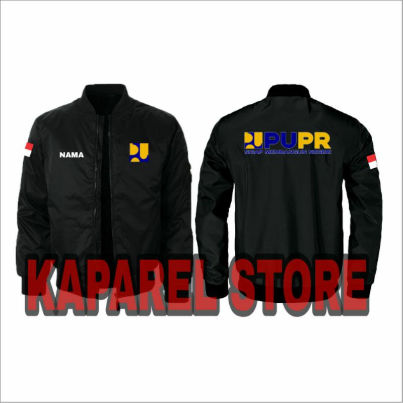 Jaket Bomber Pupr Sigap Membangun Negeri / Bomber Pupr Terbaru Atasan Pupr Logo Pupr Quality High