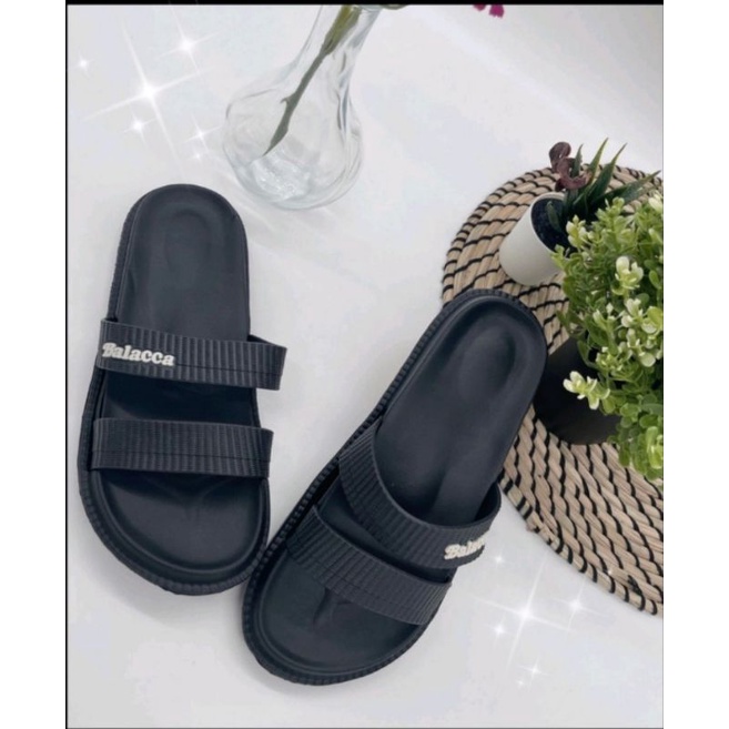 SANDAL Wanita Slip On Bahan Karet terbaru termurah simple tidak licin 040T 040L Ukura 30 31 32 33 34 35 36 37 38 39 40