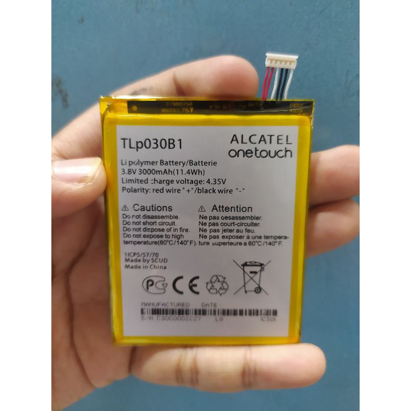 Baterai Alcatel Onetouch Flash 2 TLP030B1 ORIGINAL