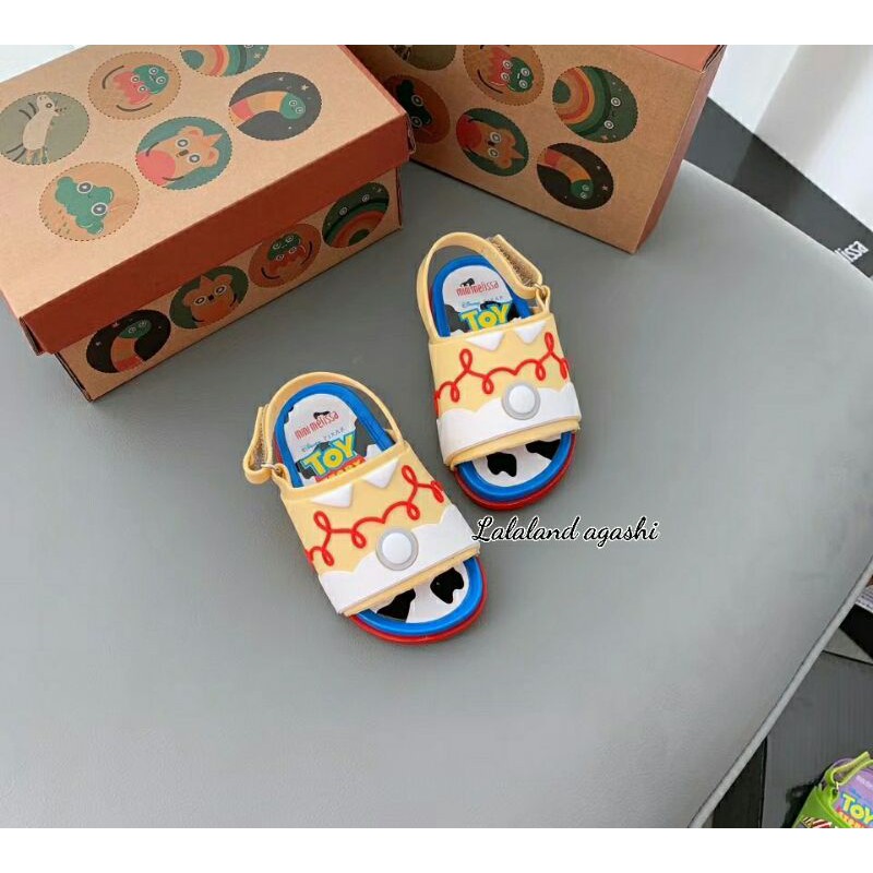 Sepatu mini melissa Toy story/sepatu melissa anak toy story/sepatu jelly anak