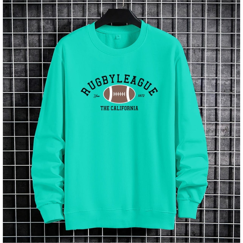 AMOSJKT28.ATASAN LENGAN PANJANG/JUMPER/BAJU PRIA WANITA/BAJU SWEATER RUGBY