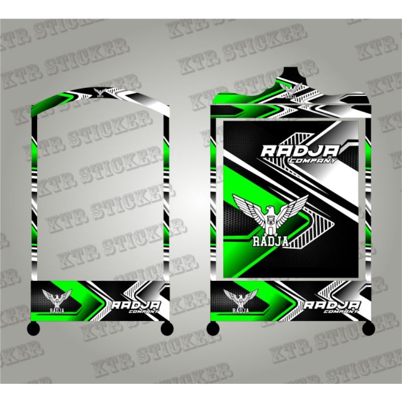 STIKER DECAL SANGKAR BURUNG SANGKAR KOTAK REPLIKA RADJA REPLIKA SANGKAR KOSAN BURUNG CENDET CUCAK IJ
