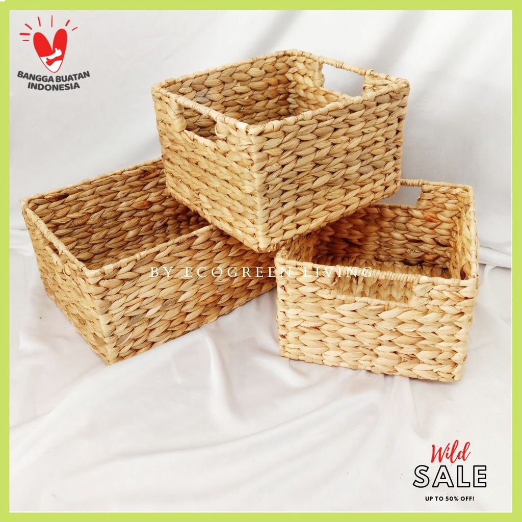 WATERHYACINTH STORAGE - BOX / KERANJANG ENCENG GONDOK EC-05