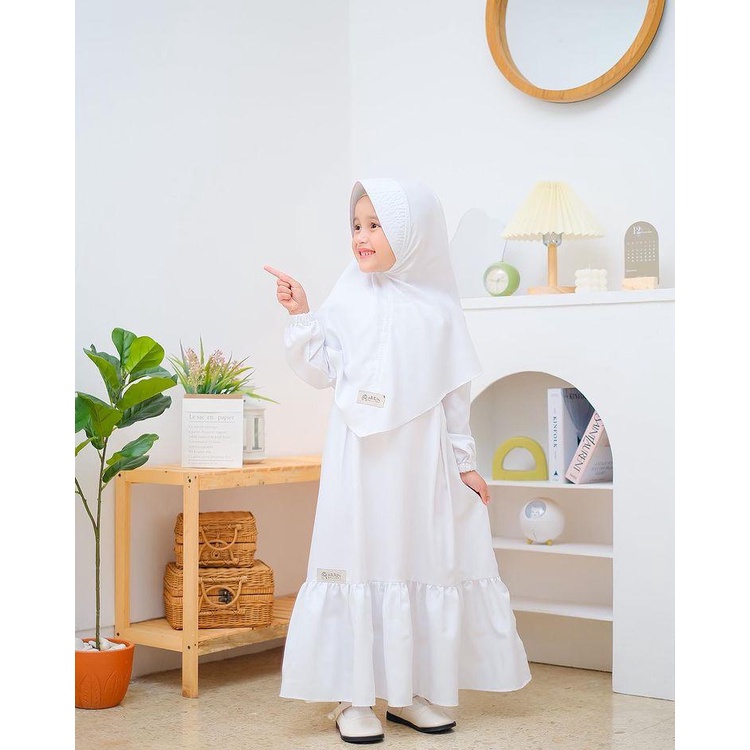 gamis anak syari set hijab warna putih gamis muslim anak muslim anak perempuan gamis terbaru 2022 gamis putih anak perempuan gamis anak umur 3-10 tahun baju gamis putih anak perempuan gamis anak perempuan kekinian 2022 gamis anak 7 tahun set jilbab