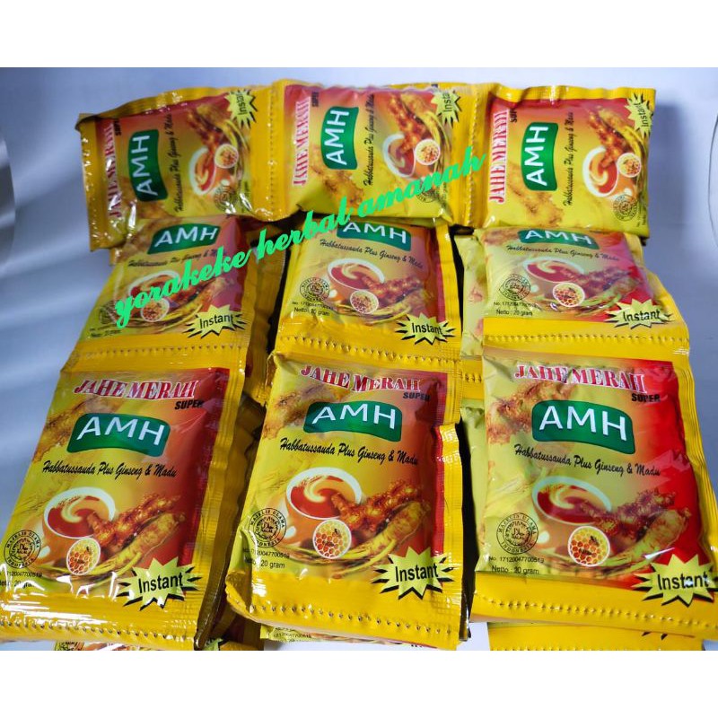

jahe merah amh/minuman kesehatan