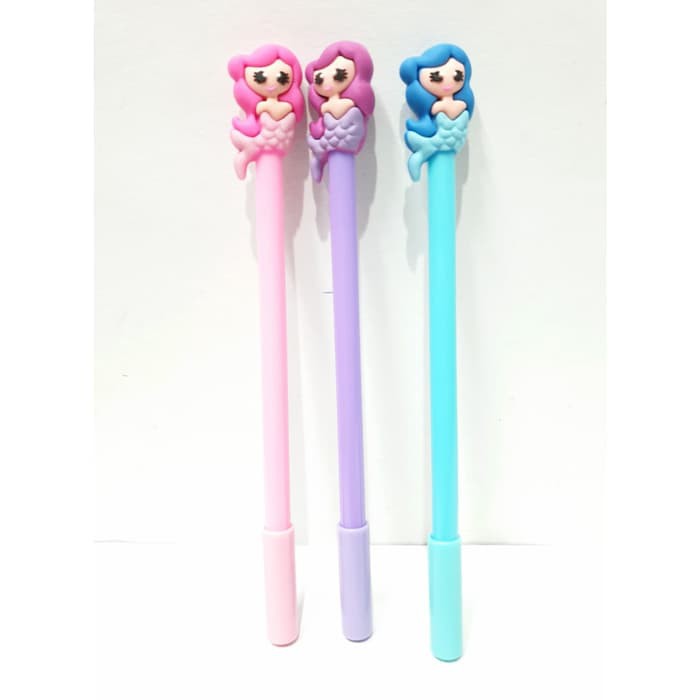 

Pulpen Bolpen Kepala Mermaid Alat Tulis Gel Hitam 0.5 mm Tipe A -