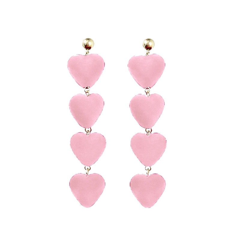 Anting Fashion Wanita Anting Panjang Korea Style Model Love 458