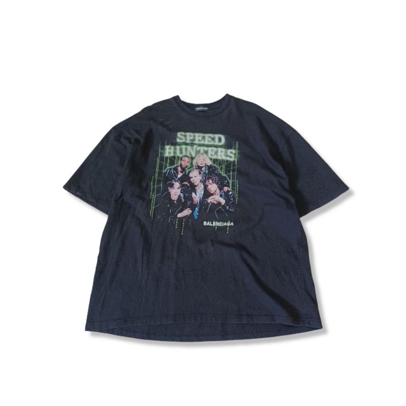 Kaos Balenciaga Speed Hunter Hitam Unisex (UK: XL)