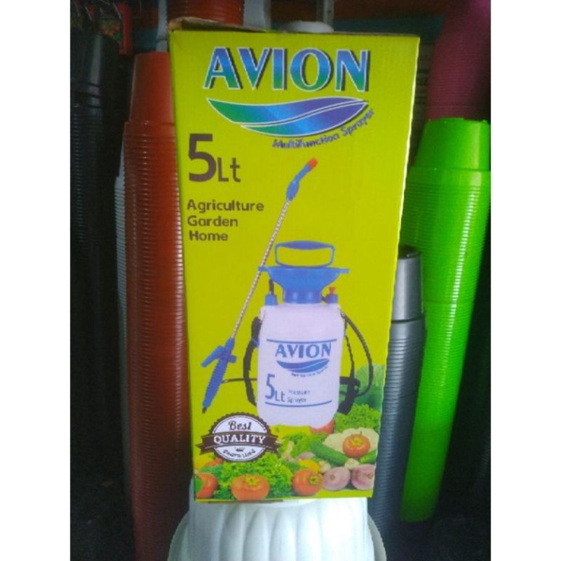 Spreyer Avion 5 Liter - Pressure Sprayer 5 Lt Bahan PP Kuat Dan Tahan Suhu Tinggi Terlaris