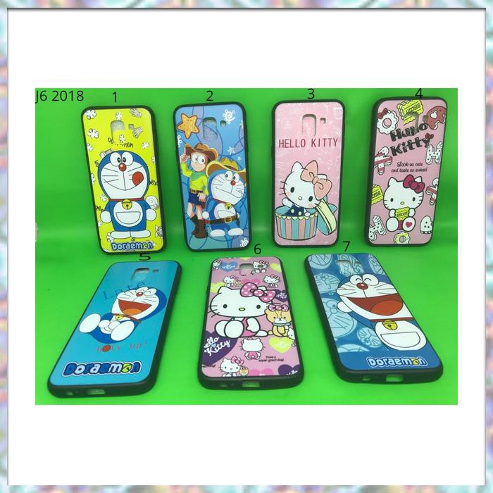 Case Samsung Galaxy Note ~ Fuze Case Hellokitty Doraemon Samsung J6 2018 / J4 2018 New