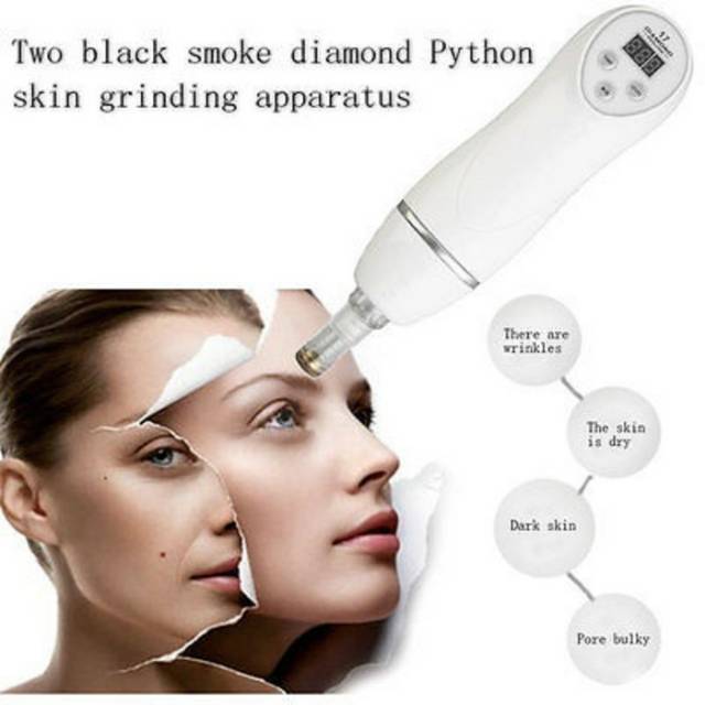 Diamond peeling portabel Vacum comedo 2in1 Alat penyedot Komedo