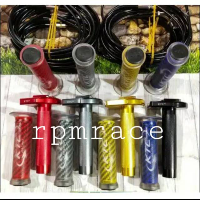 Paket gas spontan ktc 2 kabel non handgrip ktc karbon import