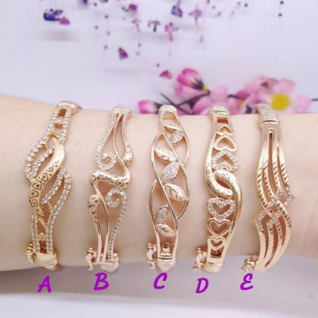 Gelang bangle korea simple xuping NEW ARRIVAL GBX-01