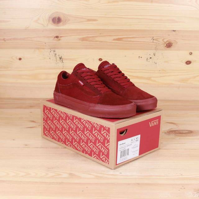 Sepatu Vans OS Old Skool WTAPS Maroon - Ori PREMIUM IMPORT BNIB