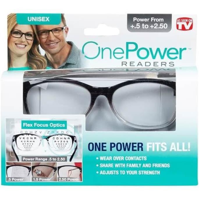 Kacamata Baca Plus Auto Focus Adjusment Ajaib One Power Readers Untuk Pria Dan Wanita Original 100%