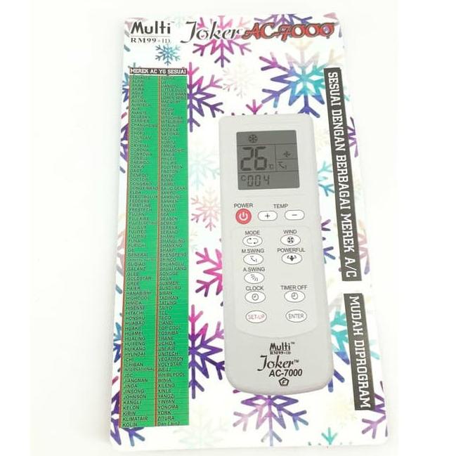 ♨ REMOTE MULTI AC JOKER 5000 ✽