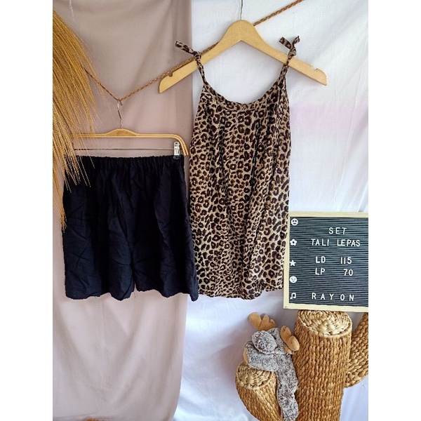 SET YUKENSI TALI DEWASA / MERYVA / BABYDOLL TALI LEPAS GEMES / SETELAN RUFFLE / SETELAN RAMPLE TALI 