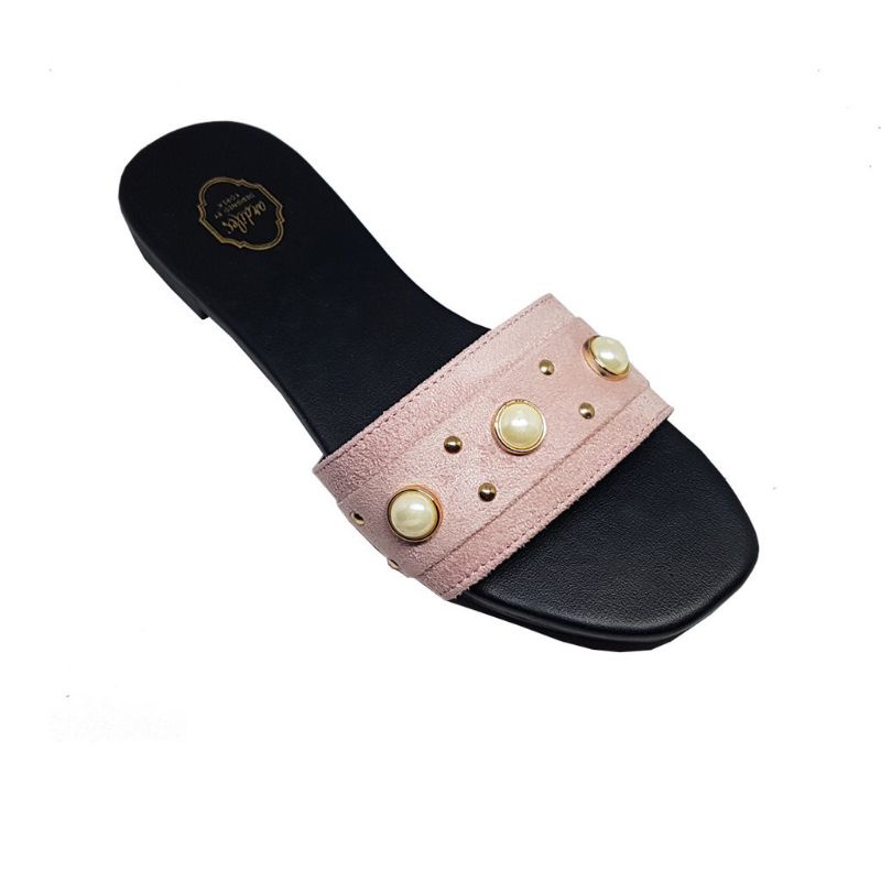 Sandal Slide wanita Fashion Model Korea wanita cantik tampil soimah mewah Ardiles MeLani SL13 hommy nagita style