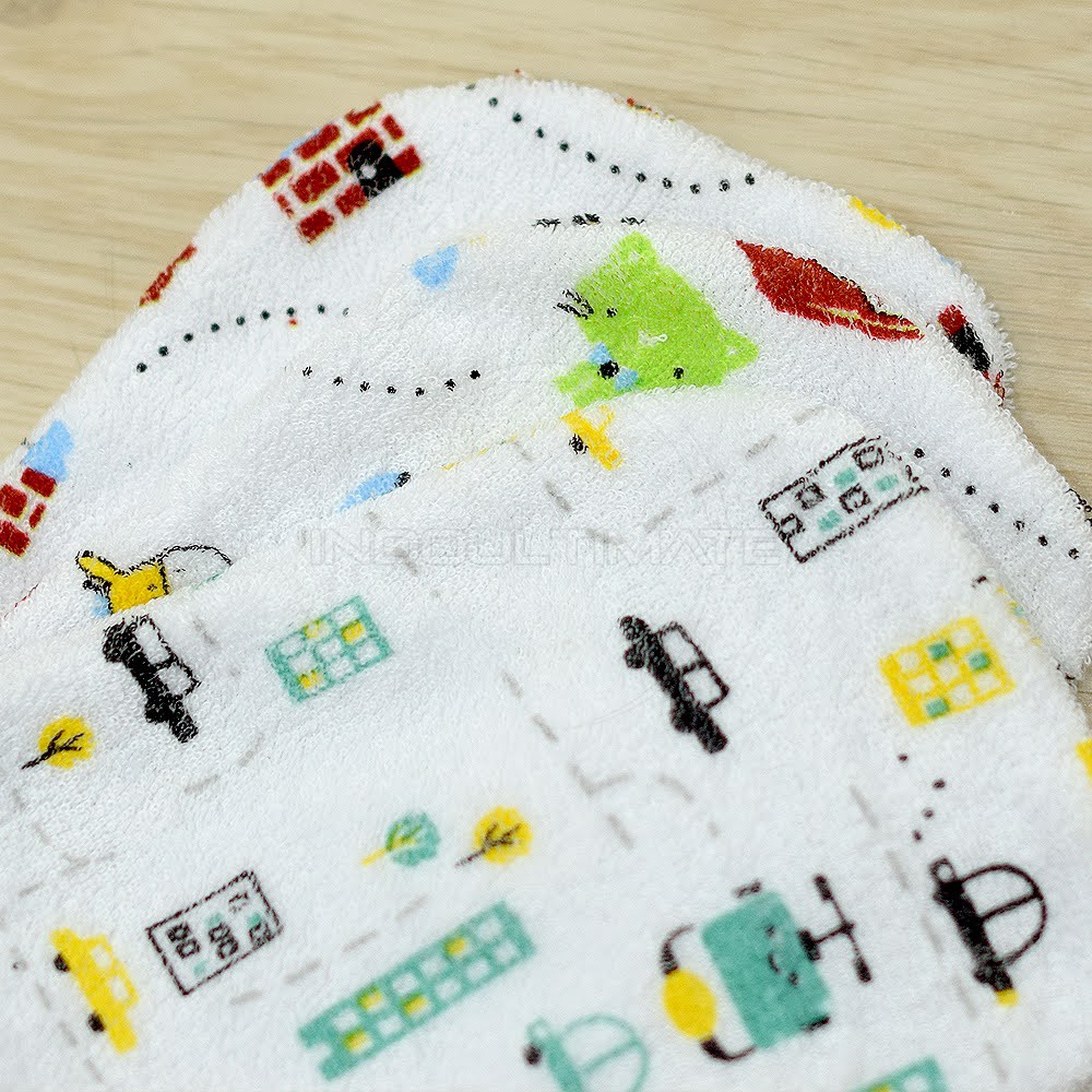 Waslap Handuk Bayi Jari BABY LEON Waslap Tangan Mandi Anak Bayi COTTON WL-05 Lap Mandi Bayi