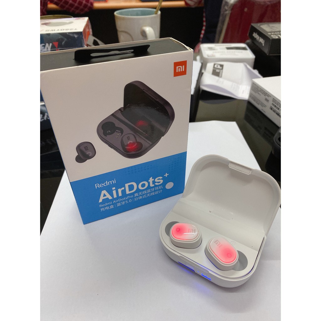 【33LV.ID】Redmi airdots +  tws headset bluetooth wireless 5.0 stereo bass AD+