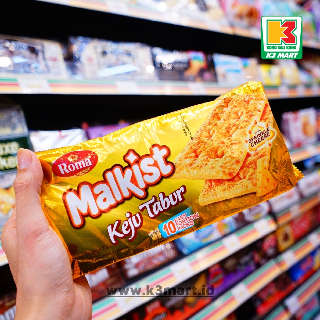 

Roma Malkist Keju Tabur With Sprinkle Cheese 12S 132Gr