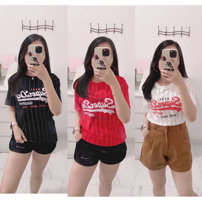 kaos oversize hitam  wanita.kaos oversize bkk import.kaos import hitam gambar kekinian.tshirt import.tshi