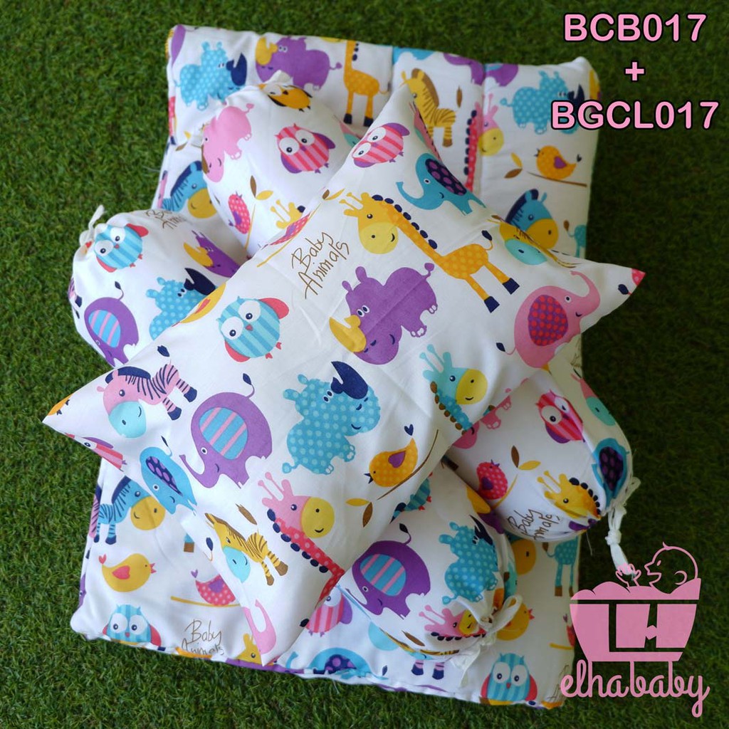 Elhababy bed cover bedcover bayi set motif murah selimut premium matras kasur  bayi karakter