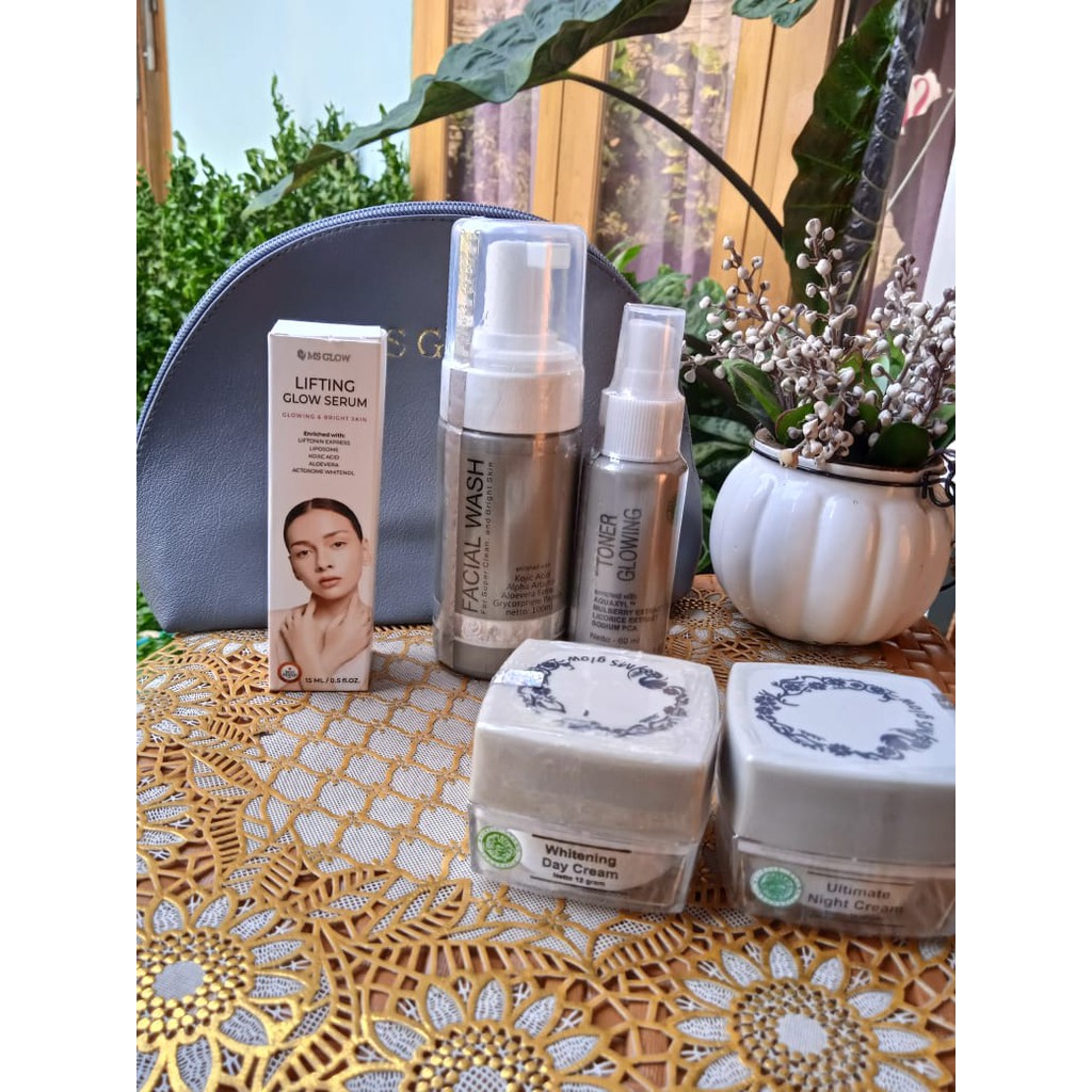 Paket ultimate ms glow + serum lifting ms glow