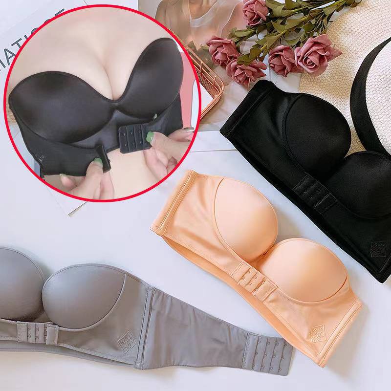 QQ Sugar Bra Wanita Dengan Model Tanpa Tali Strap Dan Bahan Non-slip Bergaya Sexy bh-1