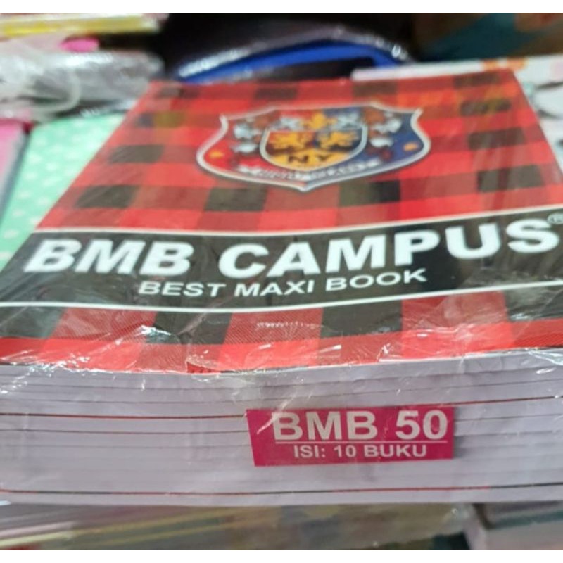 

Buku Tulis BMB Campus 50 Boxy/Panjang