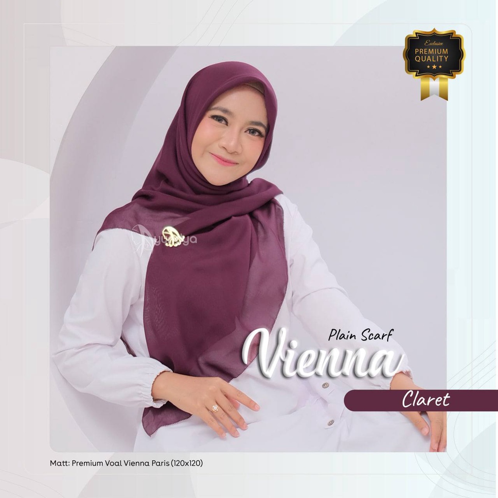 Jilbab Plain Scarf Vienna by Ayundya