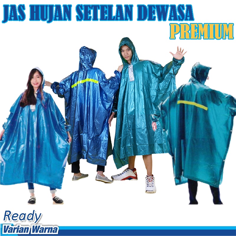 PROMO TERBARU! Jas Hujan Dewasa PREMIUM HIGH QUALITY Anti Sobek Jas Hujan Ponco Lengan Fuantasic703 Mantel Hujan Jubah Jas Hujan Kelelawar Bahan Tebal Anti Bocor / Perlengkapan Berkendara Motor