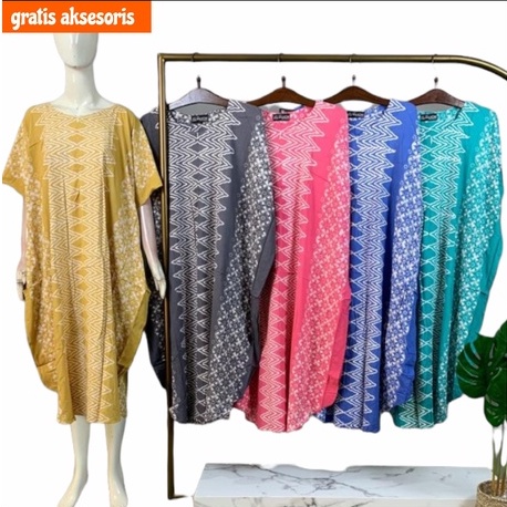 DK resleting Batik Mahoni/ Daster Huza Kalong Lowo Kelelawar jumbo batik premium Pekalongan