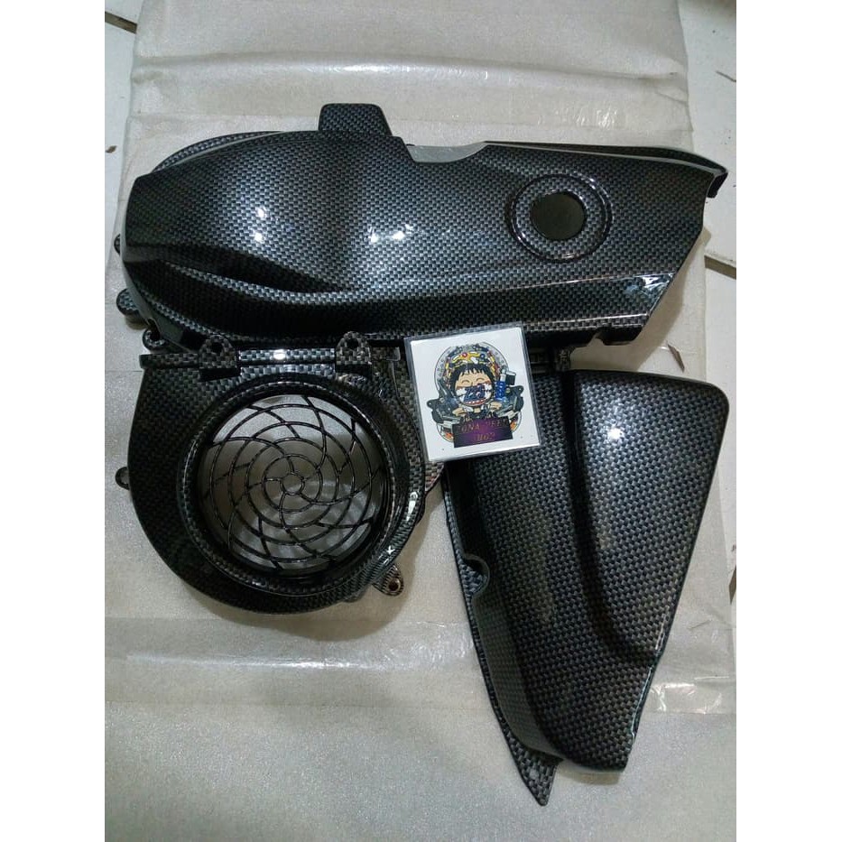 Cover Cvt Ttp Filter Ttp Kipas Full Carbon Beat Fi Pgm Scoopy Fi Pgm Shopee Indonesia