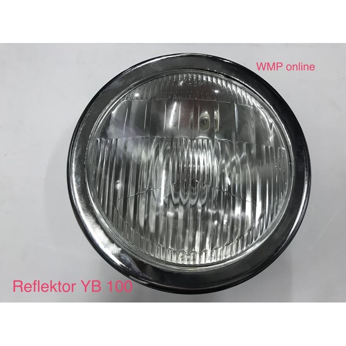 Lampu Depan Reflektor YB100 Bulat Croom