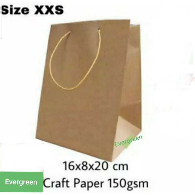 

Paper bag polos 16x8x20 | tas kertas | goodie bag tas shopping
