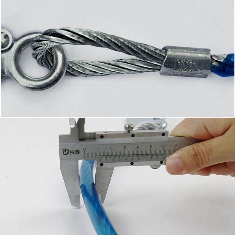 TALI DEREK MOBIL KAWAT BAJA 4 METER Up To 3 Ton