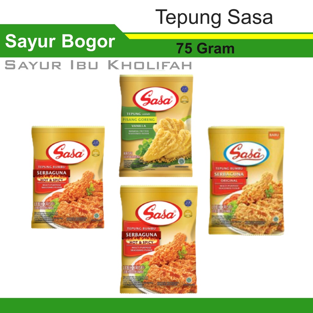 

Sasa Tepung Bumbu Serbaguna 75 gram Bumbu Instan Sembako Murah Bogor