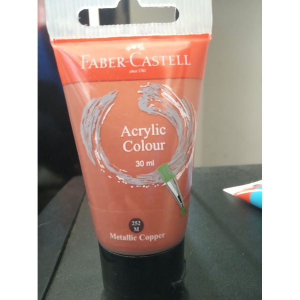 

Cat Acrylic FaberCastell Metallic Copper 30ML