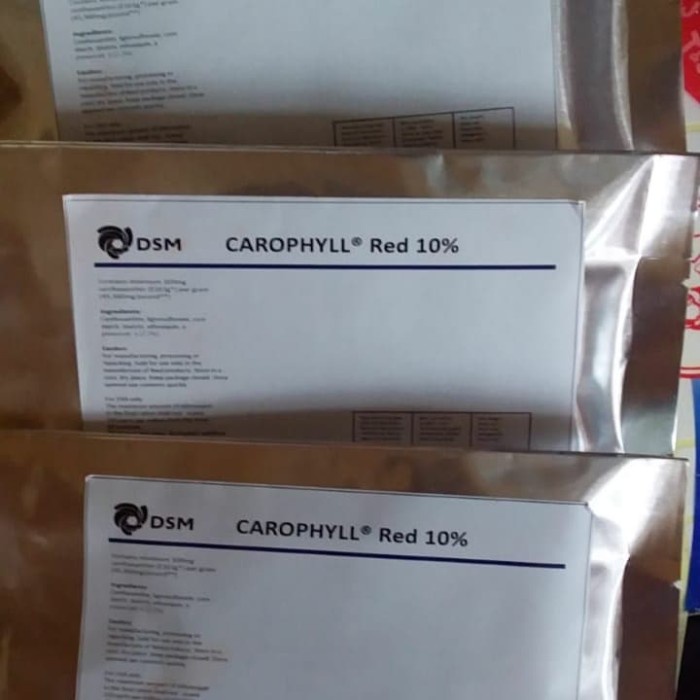 PROMO TERBATAS- Carophyl Red (Original DSM Cantaxanthine 10%) 100 gram